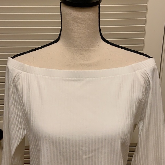 80. Soft Surroundings Ribbed Sweater in Off White - Picture 2 of 8